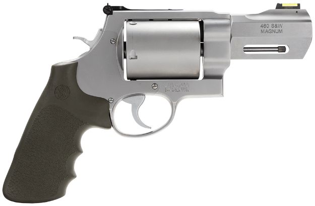 Picture of Smith & Wesson 170350 Performance Center 460 XVR 460 S&W Mag 5rd 3.50" Stainless Matte Silver Stainless Steel Black Polymer Grip