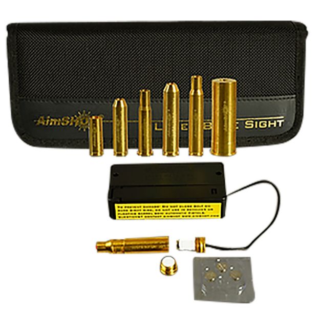 Picture of Aimshot KTRIFLE Boresight Rifle Kit Laser Universal Rifle Calibers Brass