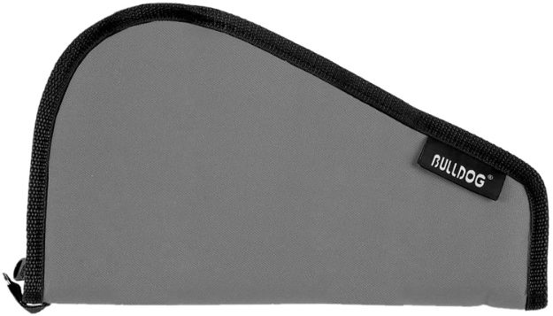 Picture of Bulldog BD610 Pistol Rug  Small 12" Gray w/ Black Trim Water-Resistant Nylon