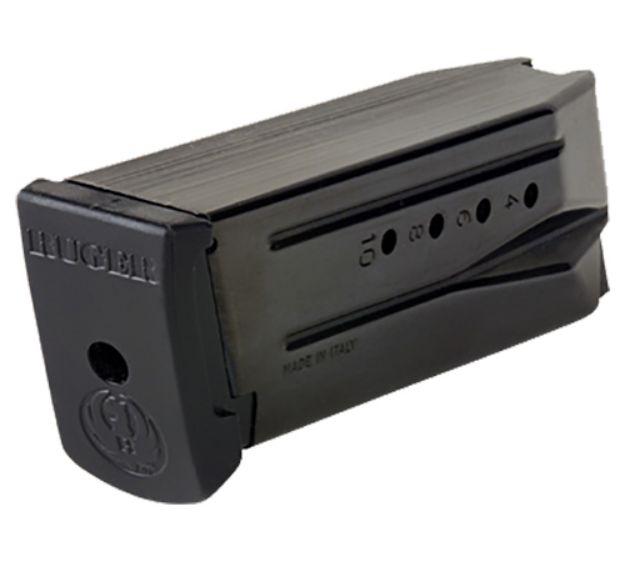 Picture of Ruger 90369 SR9C  10rd 9mm Luger Fits Ruger SRc/PC Carbine Black Polymer Extended Floor Plate