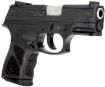 Picture of Taurus 1TH40C031 THc  Compact 40 S&W 15+1/11+1 3.54" Matte Stainless Steel, Barrel Matte Black Serrated Slide, Black Polymer Frame w/Picatinny Rail, Black Finger Grooved Polymer Grip, Right Hand