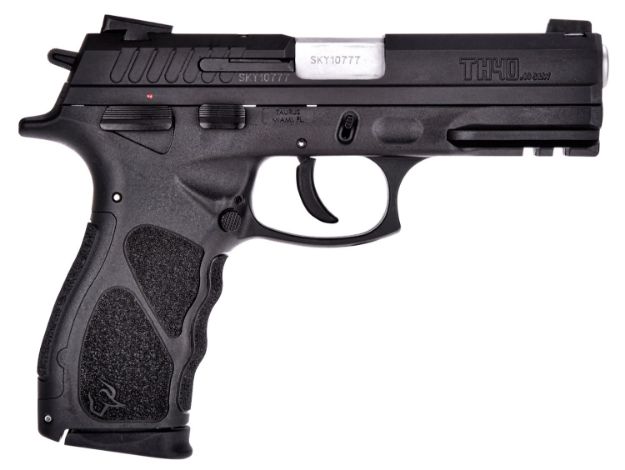 Picture of Taurus 1TH40041 TH  Full Size 40 S&W 15+1 4.27" Matte Stainless Steel Barrel, Matte Black Serrated Slide, Black Polymer Frame w/Picatinny Rail, Black Finger Grooved Polymer Grip Right Hand