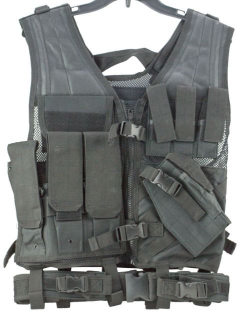 Picture of NcStar CTV2916B Tactical  Med-2XL PVC/Mesh Webbing