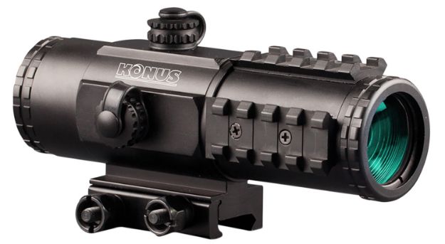 Picture of Konus 7203 Sight Pro PTS2 Matte Black 3 X 30 mm 2.8 MOA Red/Blue BDC Reticle