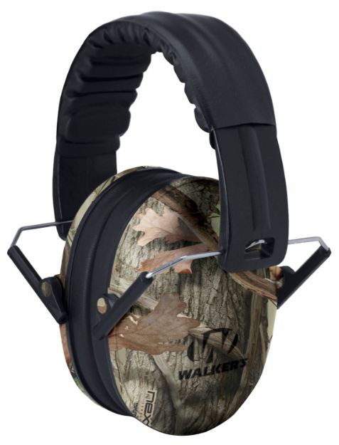 Picture of Walker's GWPFKDMCAMO Youth Passive Muff 23 dB Over the Head Next G-1 Camo/Black Polymer