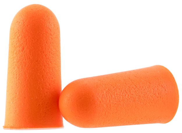 Picture of Walker's GWPFP50PK Foam Ear Plugs  Disposable Foam 32 dB Orange 50 Pair