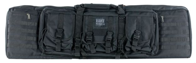 Picture of Bulldog BDT6043B BDT Tactical Double 43" Black Nylon, 3 Accessory Pockets, Deluxe Padded Backstraps, Lockable Zipper, Padded Internal Divider