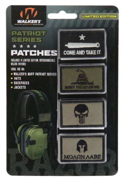 Picture of Walkers GXPPATKIT Patriot Muff Patch Kit Come & Take It Version Velcro