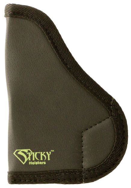 Picture of Sticky Holsters MD2 MD-2  Black/Green Latex Free Rubber Fits S&W Shield Ambidextrous