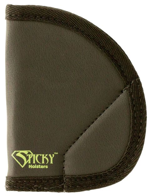 Picture of Sticky Holsters MD5 MD-5  Black/Green Latex Free Rubber Fits Ruger LCR/S&W J-Frame Ambidextrous