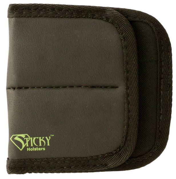 Picture of Sticky Holsters DSMP Dual Mag Pouch Double Black/Green Latex Free Rubber