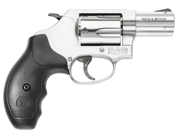 Picture of Smith & Wesson 162420 Model 60  357 Mag or 38 S&W Spl +P 5 Shot 2.12" Stainless Steel Barrel/Cylinder, Satin Finish Stainless Steel J-Frame, Exposed Hammer