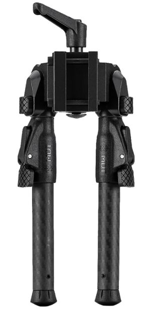 Picture of Mdt Sporting Goods Inc 105560-BLK GRND-POD  Black Aluminum, 4.5"-9.0", Spiked Feet, Fits Picatinny Rail