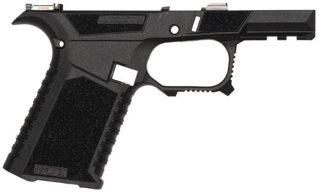 Picture of Sct Manufacturing 225020100 Sub Compact  Compatible w/ Glock 43X/48 Black Stainless Steel Frame/ Aggressive Texture Grip Includes Locking Block