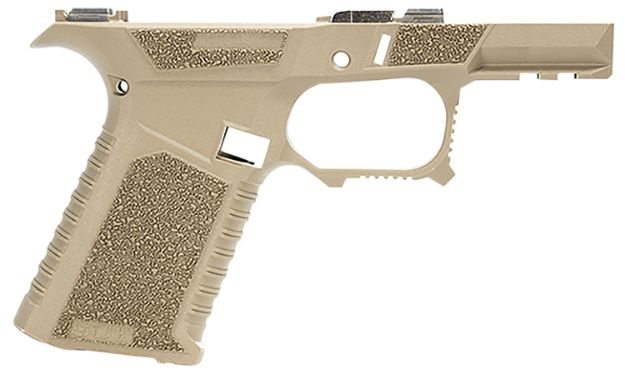 Picture of Sct Manufacturing 0225020100IA Sub Compact  Compatible w/ Glock 43X/48 Flat Dark Earth Polymer Frame Aggressive Texture Grip Includes Locking Block