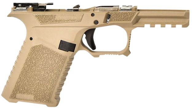 Picture of Sct Manufacturing 0226000000IA Compact  Compatible w/ Gen3 19/23/32 Flat Dark Earth Polymer Frame Aggressive Texture Grip