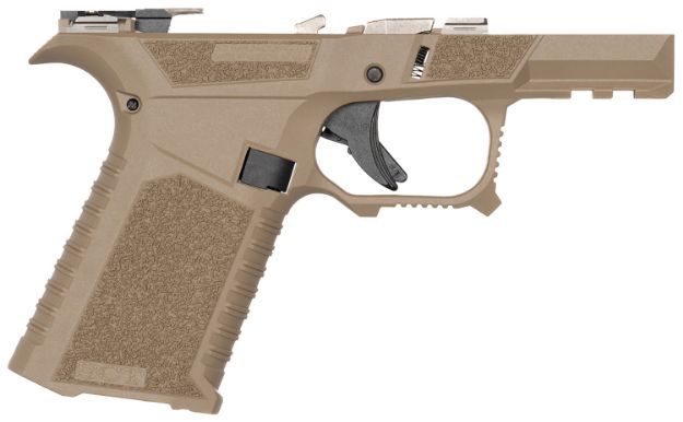 Picture of Sct Manufacturing 0226020000IA Sub Compact  Compatible w/ Glock 43X/48 Flat Dark Earth Polymer Frame Aggressive Texture Grip