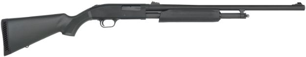 Picture of Mossberg 56435 500  20 Gauge Pump 3" 24" Matte Blued Vent Rib Barrel Accu-Set/Synthetic Stock