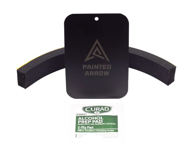 Picture of Painted Arrow APP001 Mag-Pro Smart Phone Mount Black Includes Phone Plate Stabilizer Dampener Alchohol Prep Pad