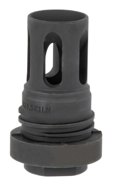 Picture of Yankee Hill 4315M13LA Mini QD Flash Hider Black Phosphate M13.5x 1 LH Threads 2.13" OAL for 5.56x45mm NATO AR-Platform