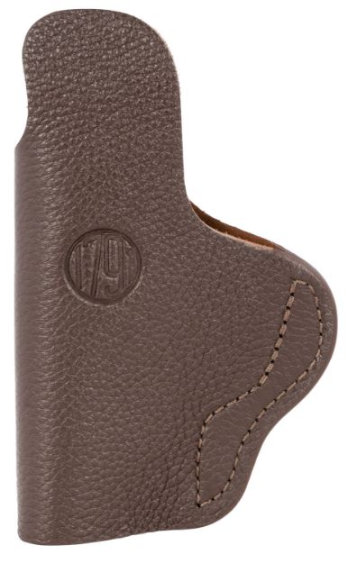 Picture of 1791 Gunleather FCD4BRWR Fair Chase  IWB Size 04 Classic Brown Deer Hide Belt Clip Compatible w/Glock 17/19/Springfield XD/S&W M&P Right Hand