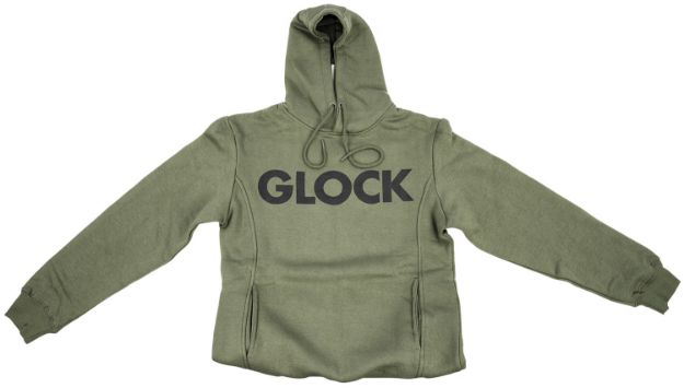 Picture of Glock AP95787 Traditional Hoodie  OD Green Long Sleeve Small