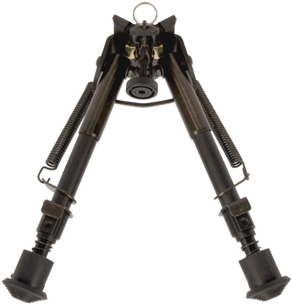 Picture of Allen 2207 Bozeman  Rifle Bipod Black Aluminum w/Sling Swivel Stud Mount, Rubber Feet & 6-9" Vertical Adjustment