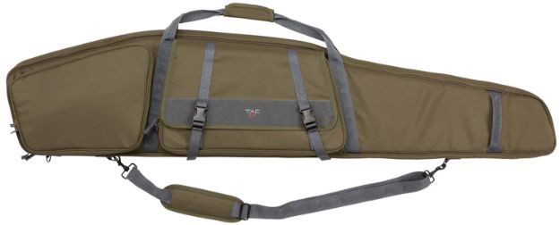 Picture of Tac Six 10954 Garrison Rifle Case OD Green 600D Polyester Foam Padding