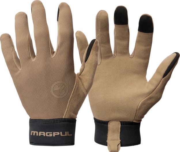 Picture of Magpul MAG1014-251 Technical 2.0 Gloves Coyote Touchscreen Synthetic/Suede Small