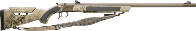 Picture of CVA PR3207N Accura LR-X 50 Cal 209 Primer 30" Patriot Brown Nitride Cerakote Fluted Threaded Barrel, Realtree Hillside Adj Comb Synthetic Stock