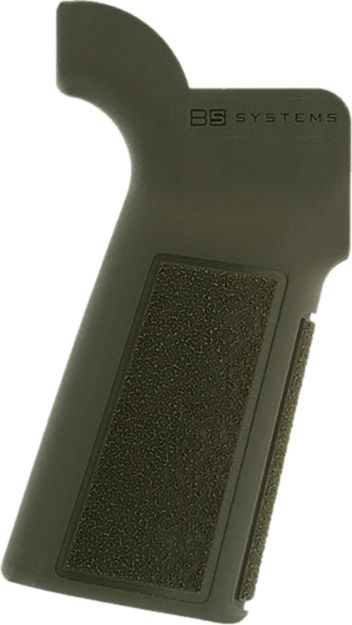 Picture of B5 Systems PGR1134 Type 23 P-Grip  OD Green Polymer, Aggressive Textured, Fits AR-Platform