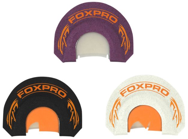 Picture of Foxpro HYBRID SPUR COMBO Crooked Spur Hybrid Spur Combo Pack Diaphragm Call Double Reed Turkey Sounds Attracts Turkeys Black/Purple/White 3 Piece