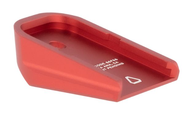 Picture of Strike Industries GALBPRED Base Plate  Compatible w/Glock Except 20/21/26/27/33/39, Red Aluminum