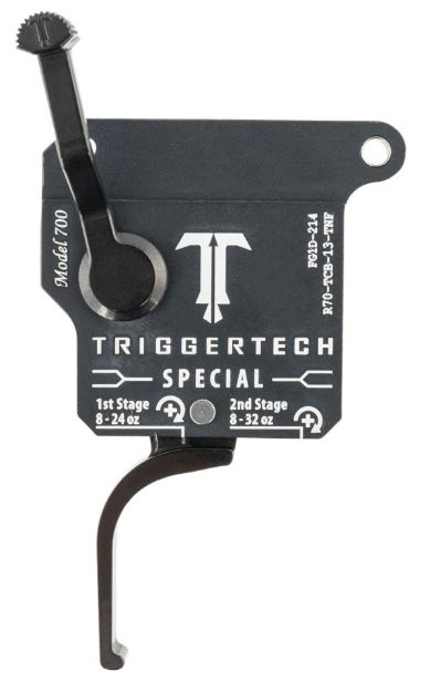 Picture of TriggerTech R70TCB13TNF Special  Two-Stage Flat Trigger with 1-3.50 lbs Draw Weight & Matte Gray w/Black Parts Finish for Remington 700 Right