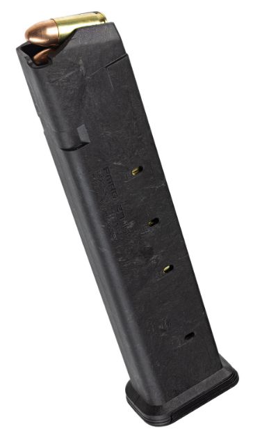 Picture of Magpul MAG662-BLK PMAG GL9 27rd 9mm Luger Compatible w/Glock 19 Black Polymer