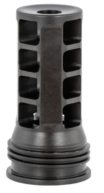 Picture of Huxwrx 1628 QD 762 Muzzle Brake Black with 1/2"-28 tpi Threads &  2.30" OAL for 30 Cal AR-Platform