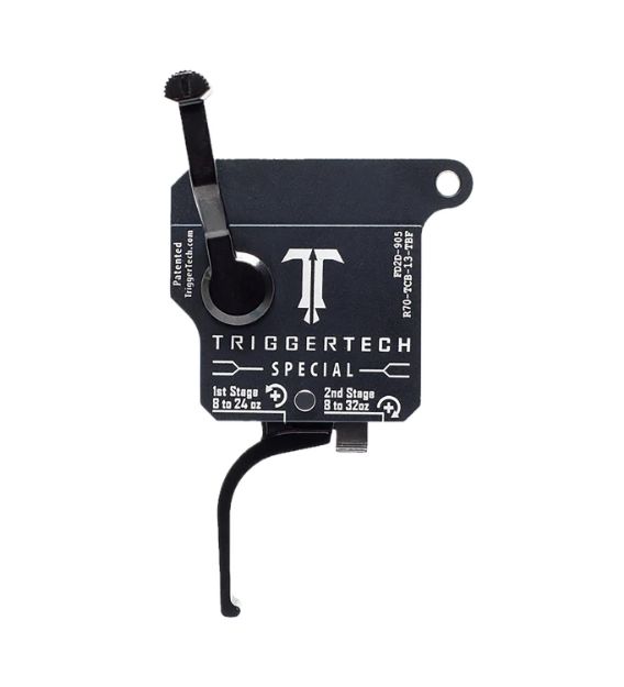 Picture of TriggerTech R70TCB13TBF Special  Two-Stage Flat Trigger with 1-3.50 lbs Draw Weight Black Finish for Remington 700 Right