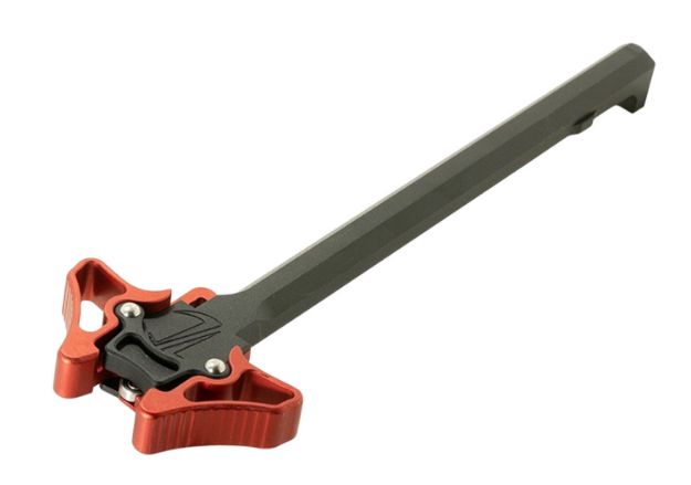 Picture of TIMBER CREEK OUTDOOR INC EMAMBICHR Enforcer Mini Ambidextrous Charging Handle AR-Platform Red Anodized Aluminum