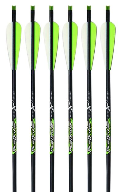 Picture of Carbon Express 52140 Piledriver Crossbolt Green 20" Carbon Fiber 6 Pack