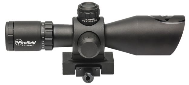 Picture of Firefield FF13064 Barrage  Matte Black 2.5-10x40mm Illuminated Red/Green Mil-Dot Reticle