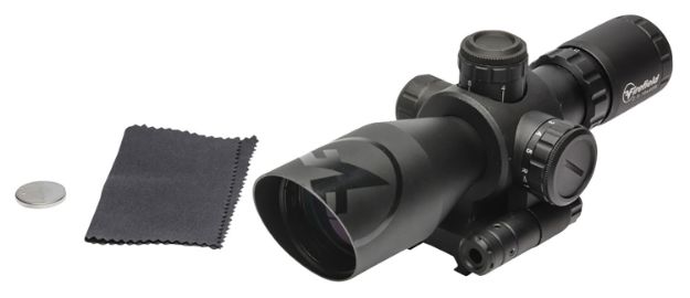 Picture of Firefield FF13065 Barrage w/Red Laser Matte Black 2.5-10x40mm Illuminated Red/Green Mil-Dot Reticle/Red Laser