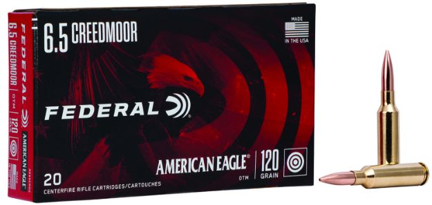 Picture of Federal AE65CRD2 American Eagle Rifle 6.5Creedmoor 120gr Open Tip Match 20 Per Box/10 Case