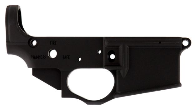 Picture of Spikes STLS031 Viking Stripped Lower Receiver Multi-Caliber 7075-T6 Aluminum Black Anodized for AR-15