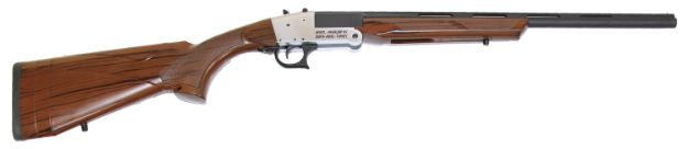 Picture of Rock Island TK104 Traditional Single Shot 410 Gauge with 20" Black Parkerized Barrel, 3" Chamber, 1rd Capacity, Silver Anodized Metal Finish & Woodgrain Finish Synthetic Stock Right Hand (Full Size)