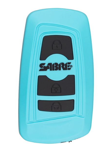 Picture of Sabre S1013TQ 3-In-1 Stun Gun Safety Tool Teal Polymer 1.15 uC Pain Rating Features Built in Flashlight