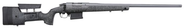 Picture of Bergara Rifles BPR2065PRC Premier HMR Pro 6.5 PRC 2+1 26" Threaded Barrel, Tactical Gray Cerakote, Black with Gray Fleck Stock