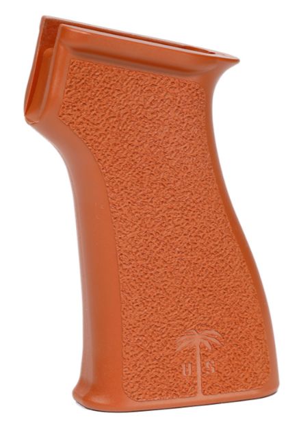 Picture of US Palm GR087 Pistol Grip  Bakelite Orange Synthetic Fits AK-47, AK-74, PKM, AKM