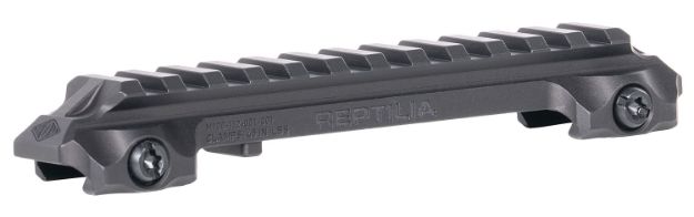 Picture of Reptilia LLC 100269 RMU Mount 12 Slot Black 7075-T6 Aluminum Mil-Spec 1913 Picatinny Rail Mount