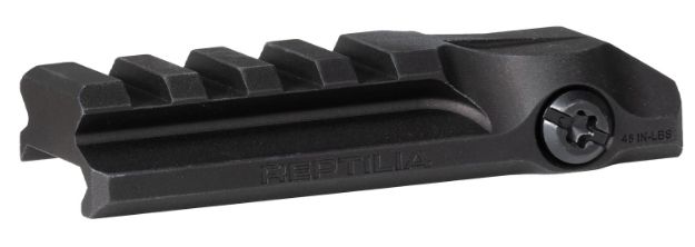 Picture of Reptilia LLC 100291 RMU Mount Magnifier Black 7075-T6 Aluminum Picatinny Rail Mount