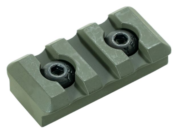 Picture of Timber Creek Outdoors M3SPROD M-LOK 3 Slot Picatinny Rail  OD Green Aluminum Fits AR-Platform